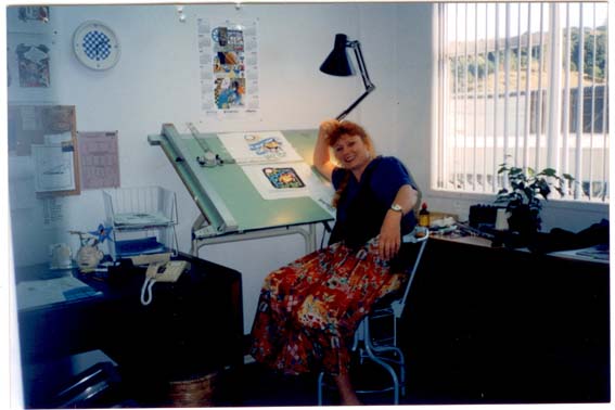 Jenny at the board